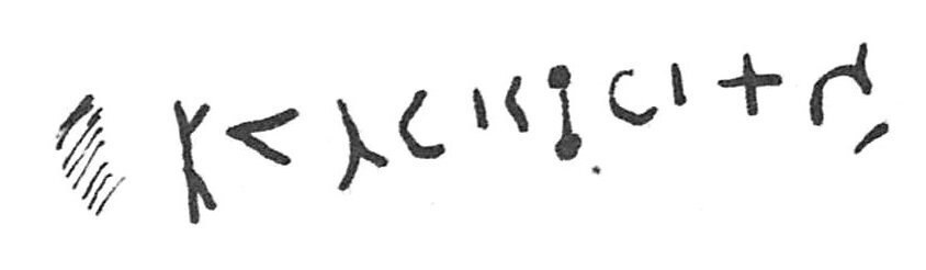 inscription of siglum C 4714