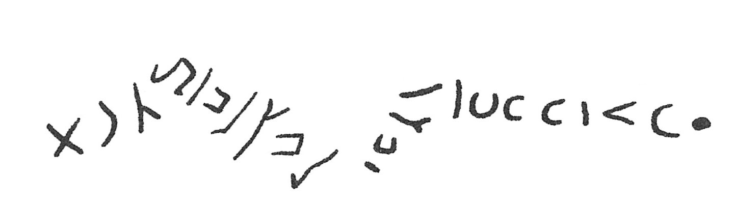 inscription of siglum C 4723