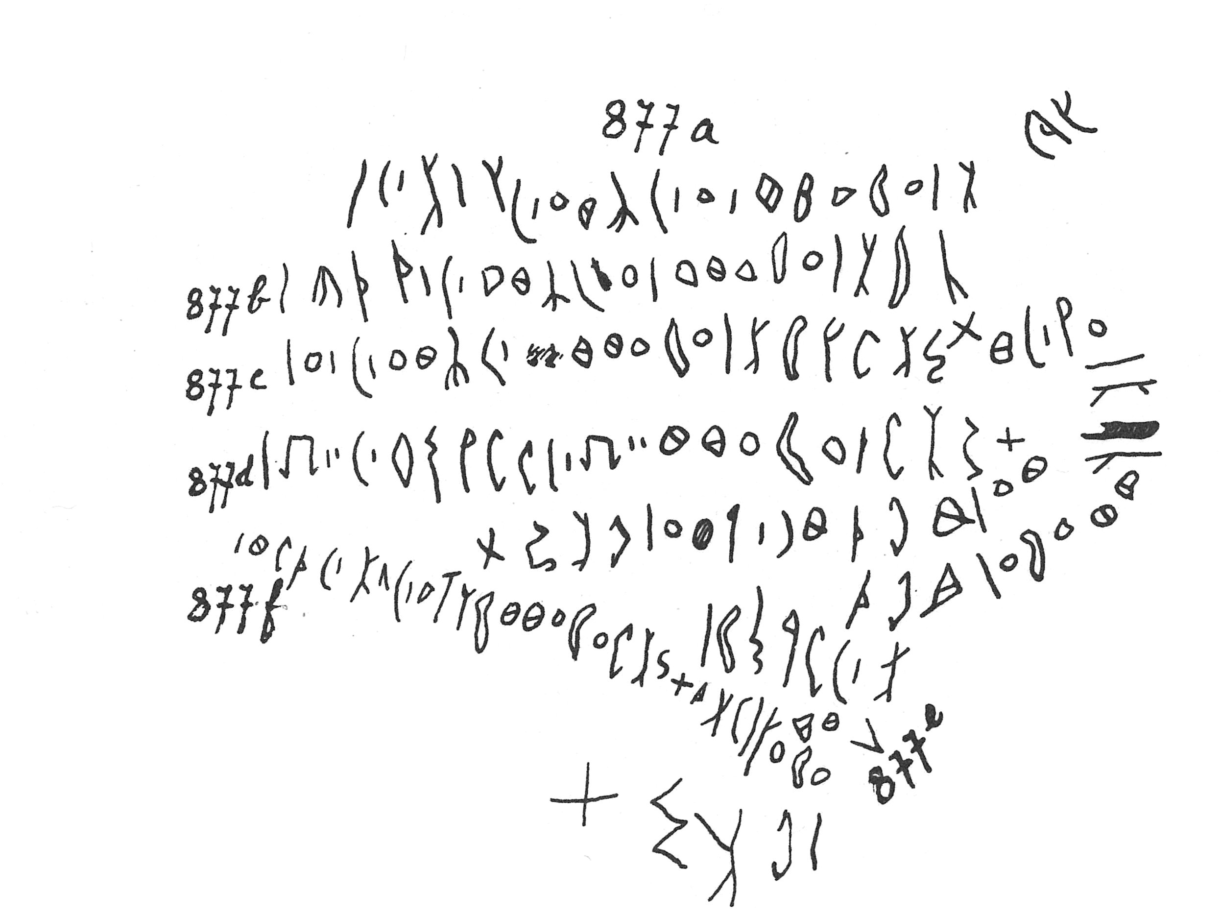 inscription of siglum C 4747