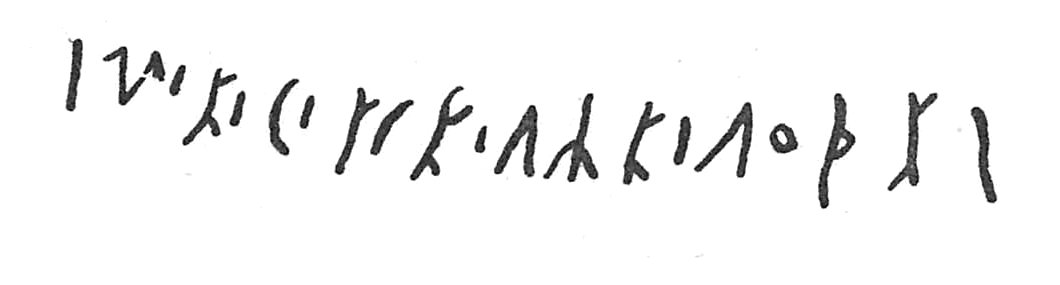 inscription of siglum C 4754