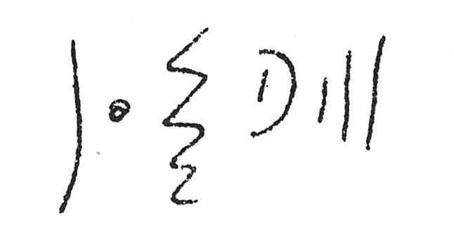 inscription of siglum C 476