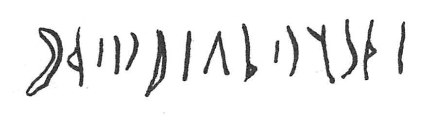 inscription of siglum C 4764