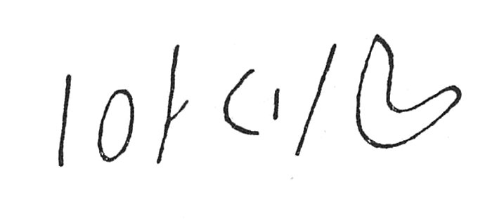 inscription of siglum C 480