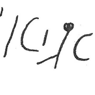 inscription of siglum C 481