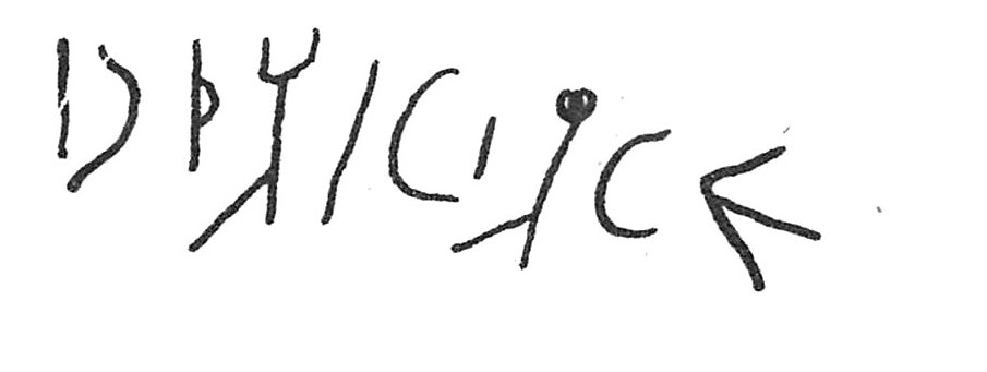 inscription of siglum C 481