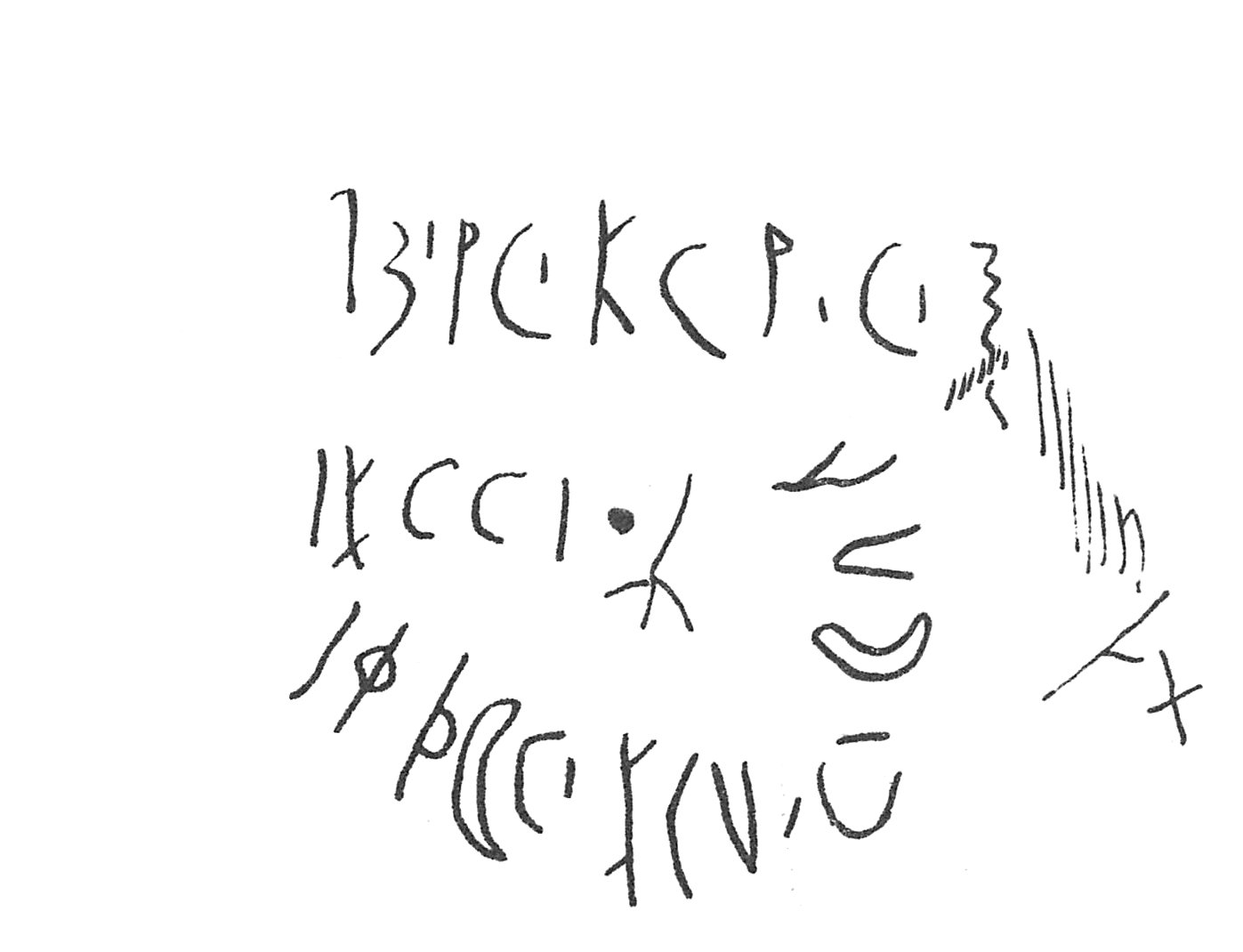 inscription of siglum C 4849