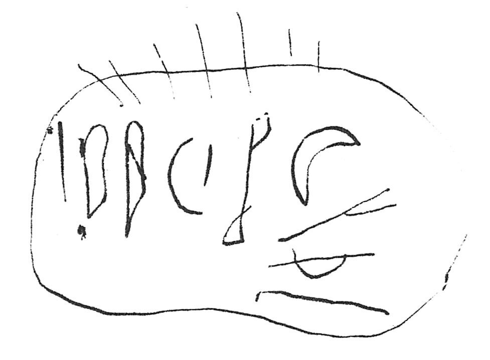 inscription of siglum C 4874
