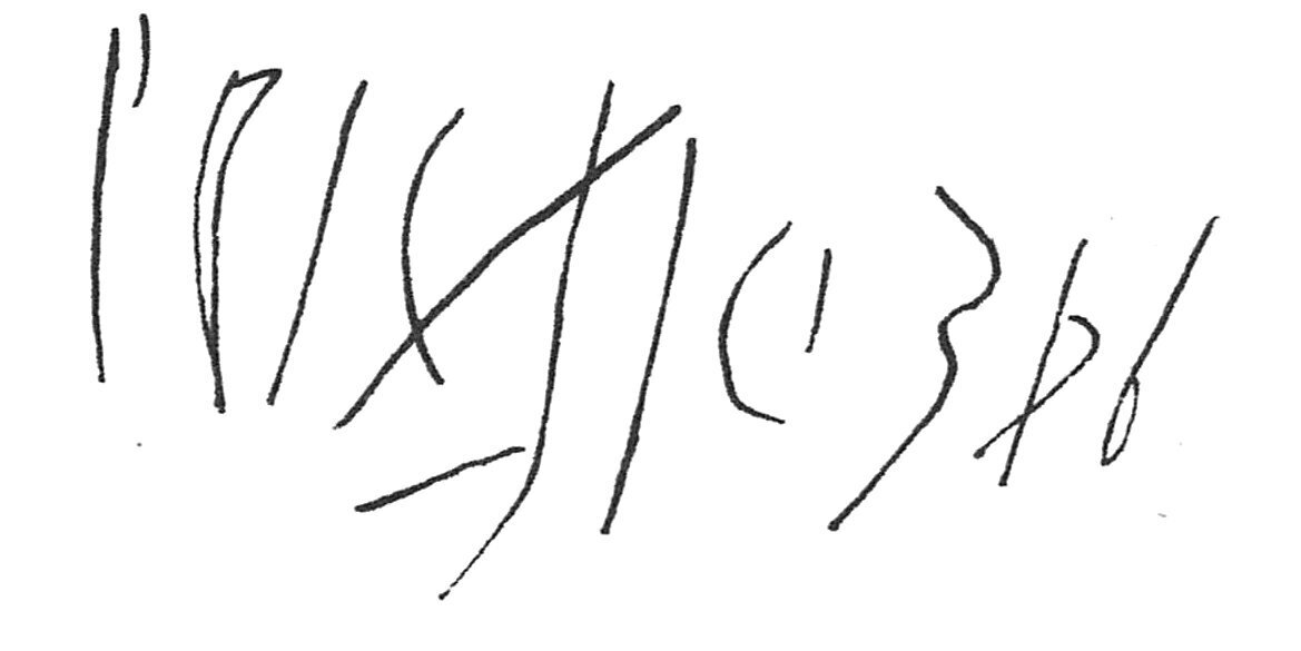 inscription of siglum C 4880