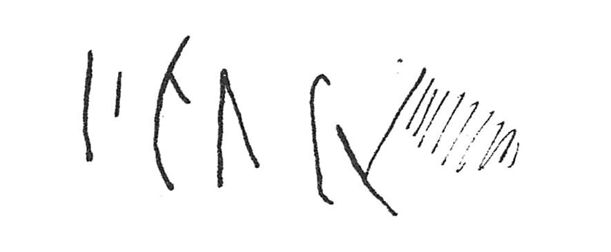 inscription of siglum C 4884