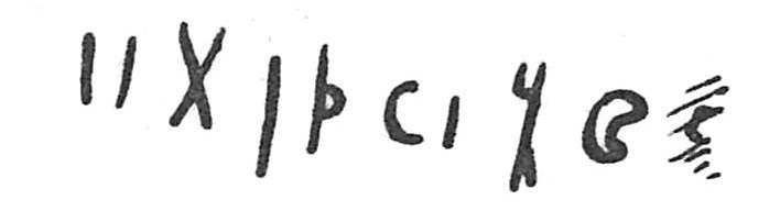 inscription of siglum C 490