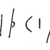 inscription of siglum C 490