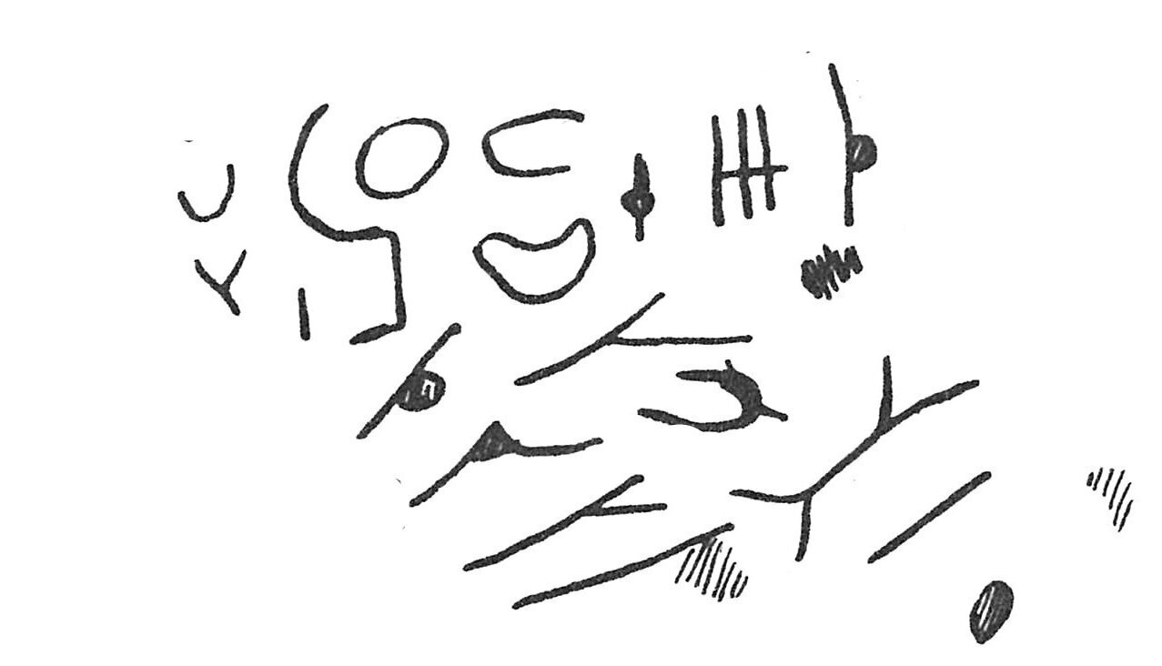 inscription of siglum C 4910