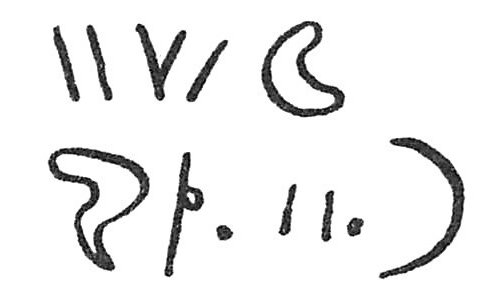 inscription of siglum C 4916