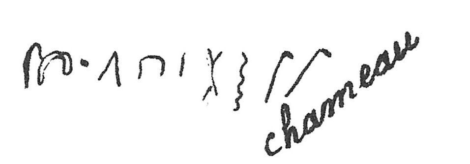 inscription of siglum C 4939