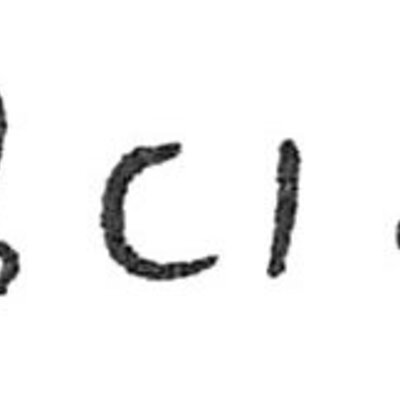 inscription of siglum C 4954