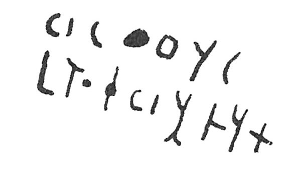 inscription of siglum C 4958