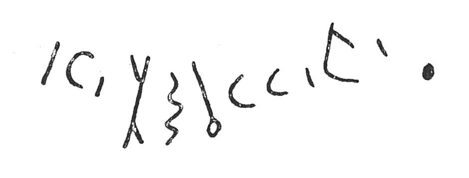 inscription of siglum C 499