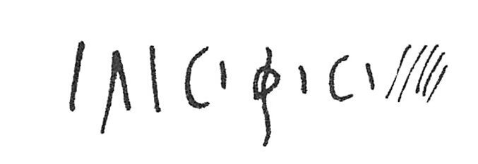 inscription of siglum C 4990