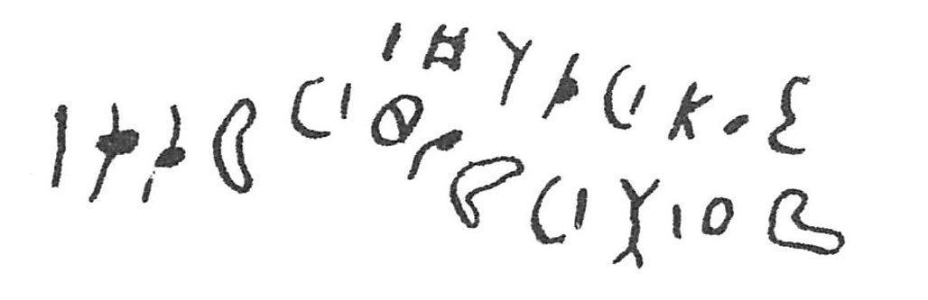 inscription of siglum C 5015