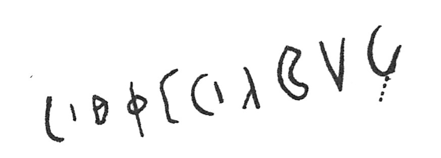 inscription of siglum C 5025