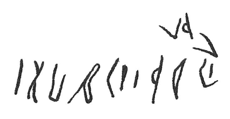 inscription of siglum C 5028