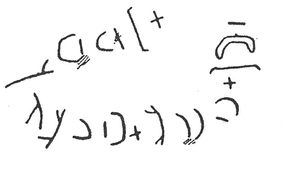 inscription of siglum C 503