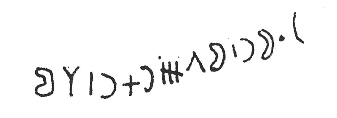 inscription of siglum C 5052