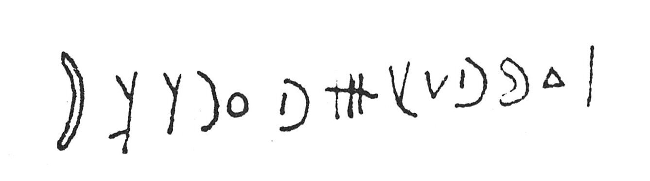 inscription of siglum C 5054