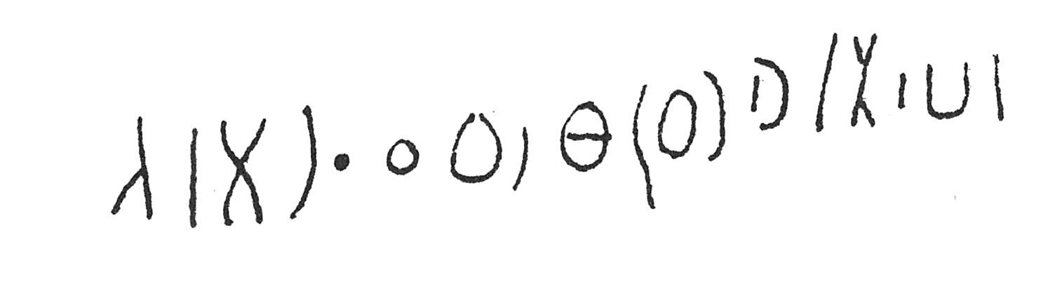 inscription of siglum C 5057