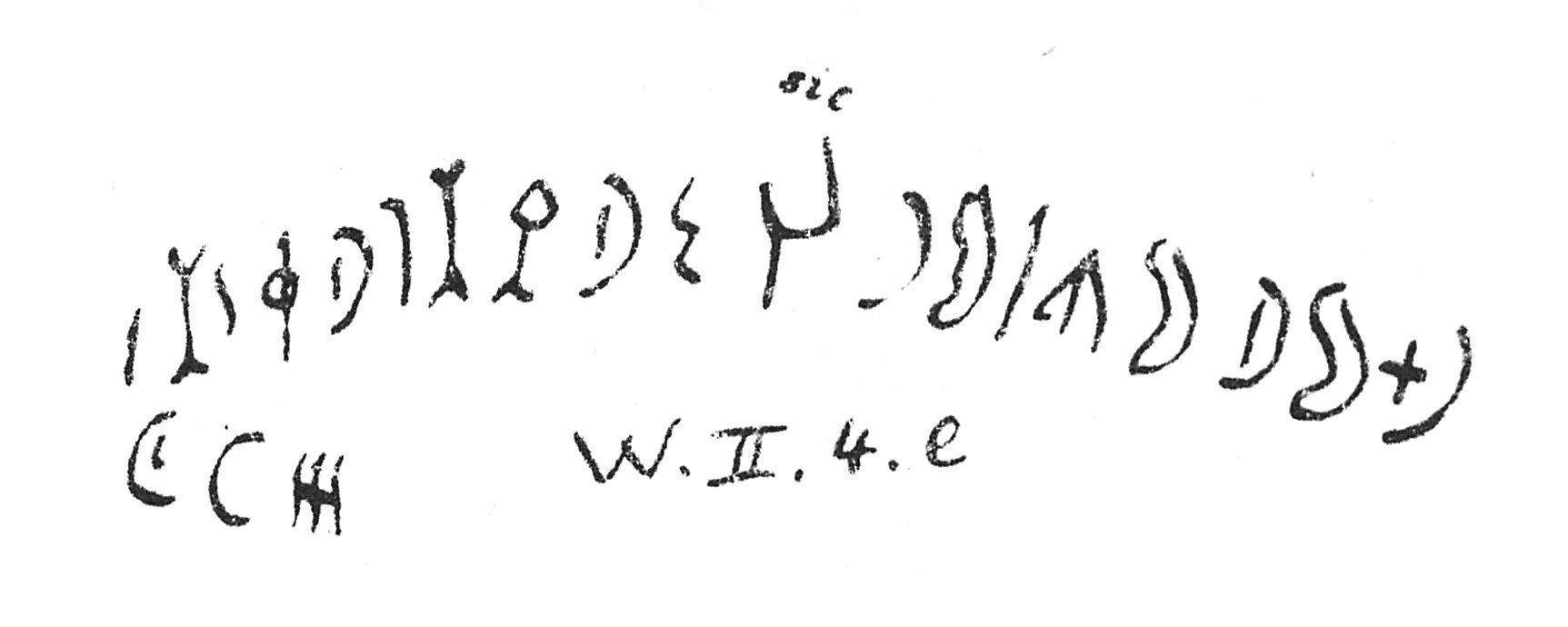 inscription of siglum C 5079