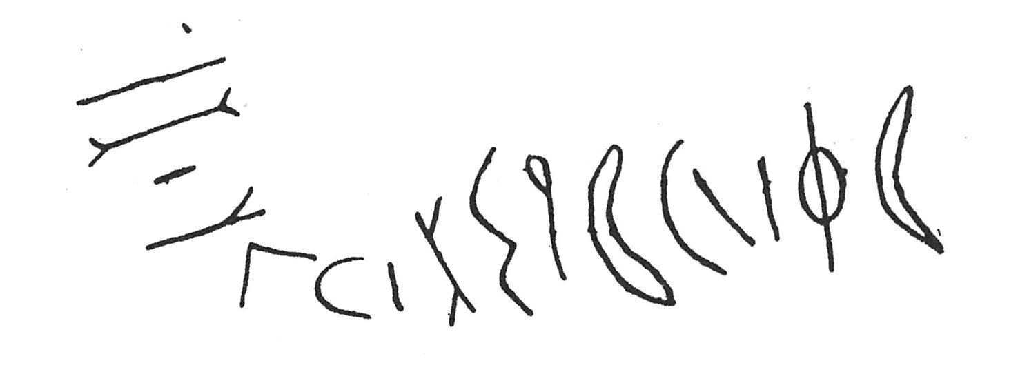inscription of siglum C 5092