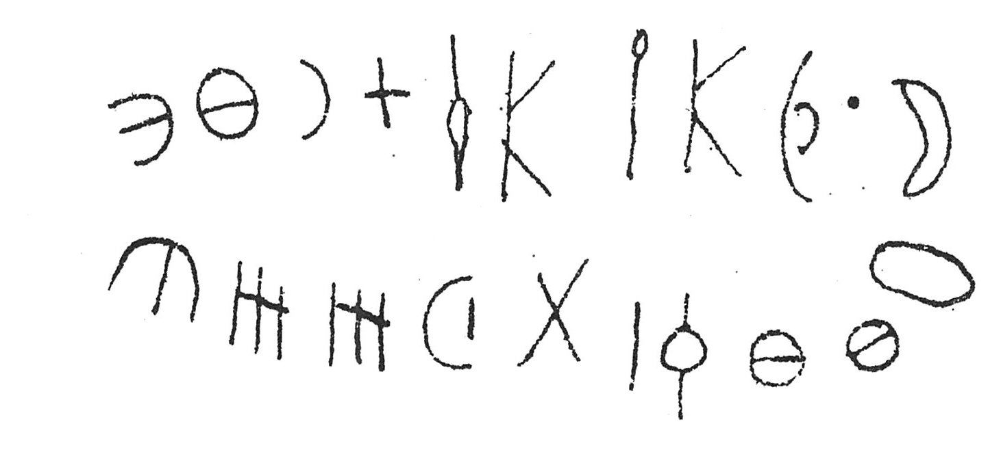 inscription of siglum C 510