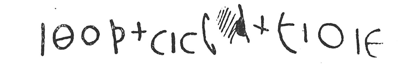 inscription of siglum C 5116