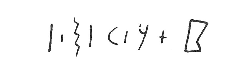 inscription of siglum C 516