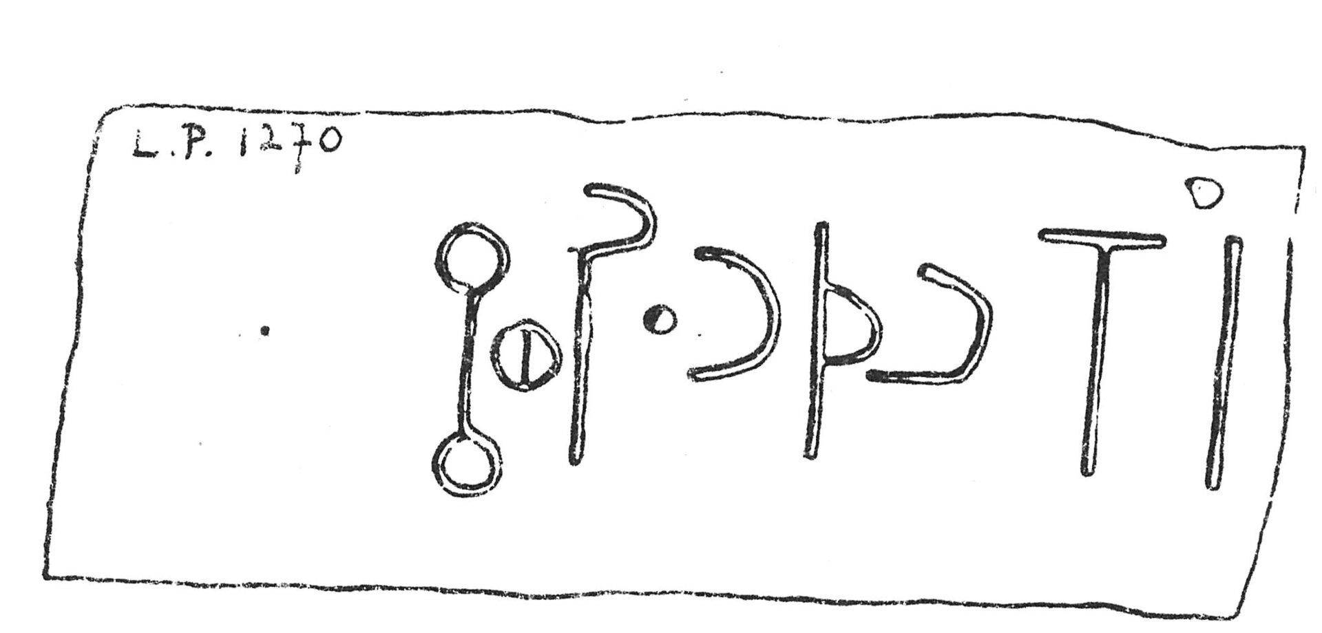 inscription of siglum C 5163