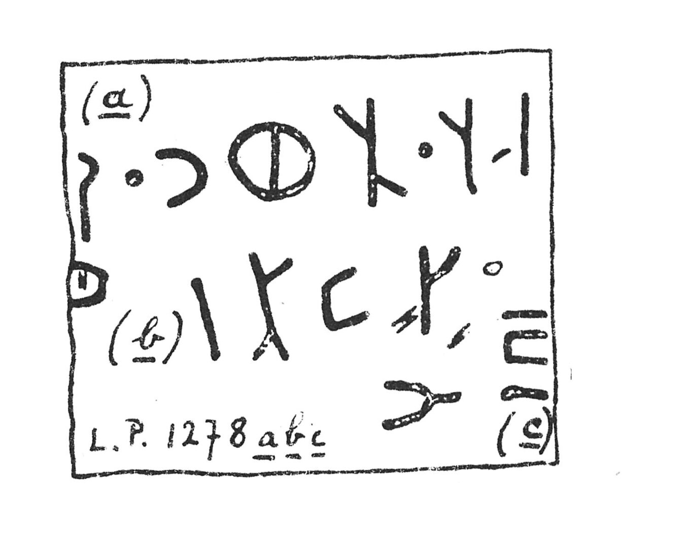 inscription of siglum C 5172