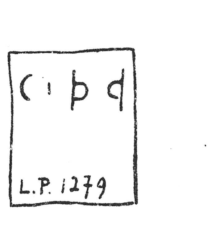 inscription of siglum C 5174