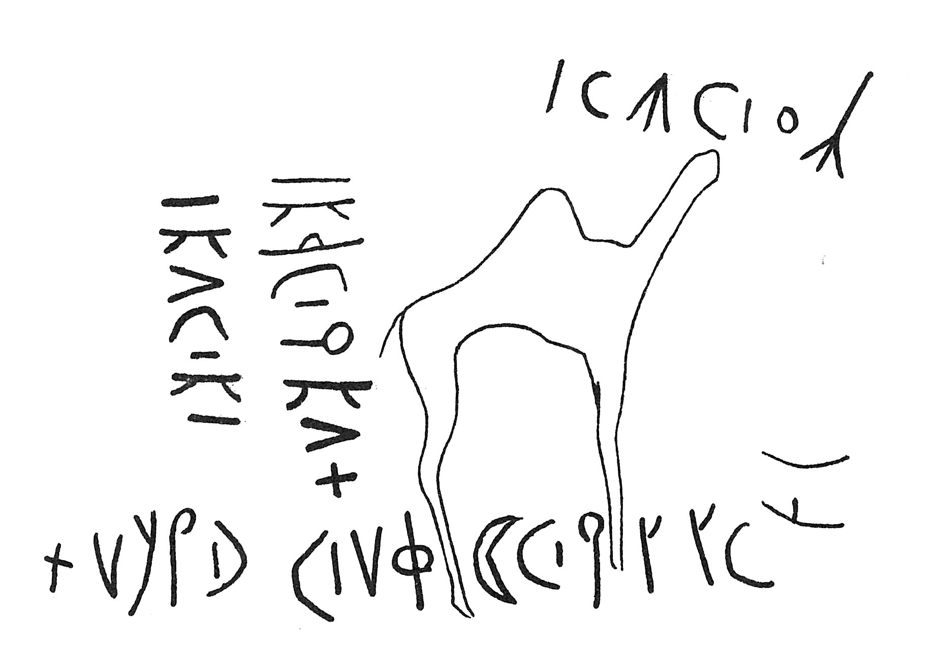 inscription of siglum C 518