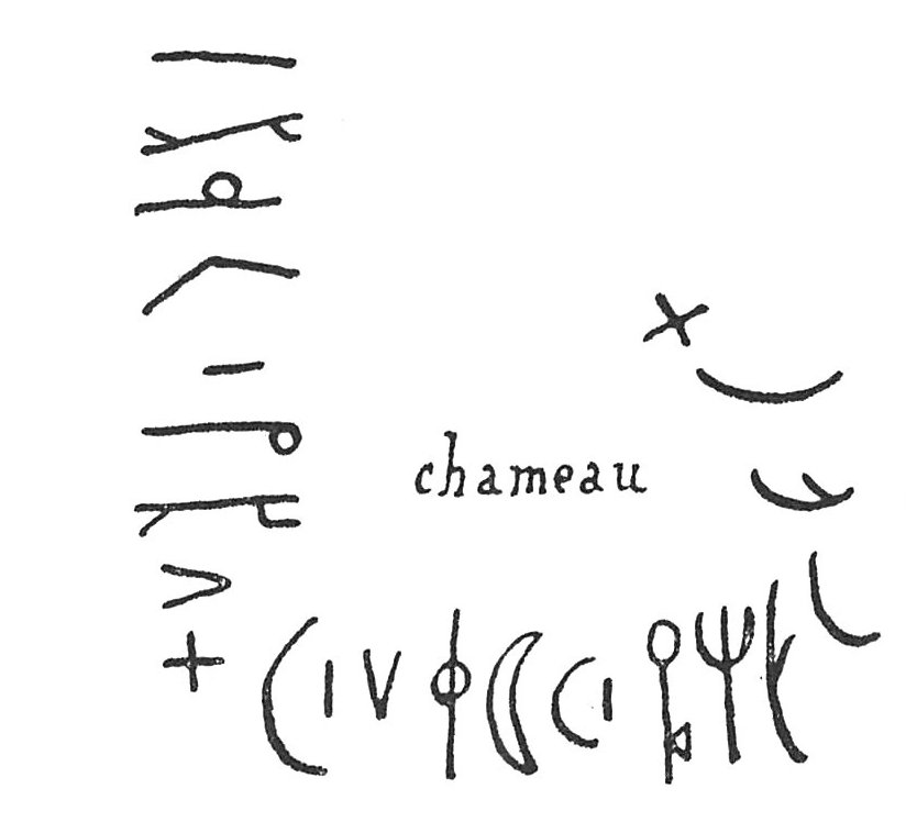 inscription of siglum C 519