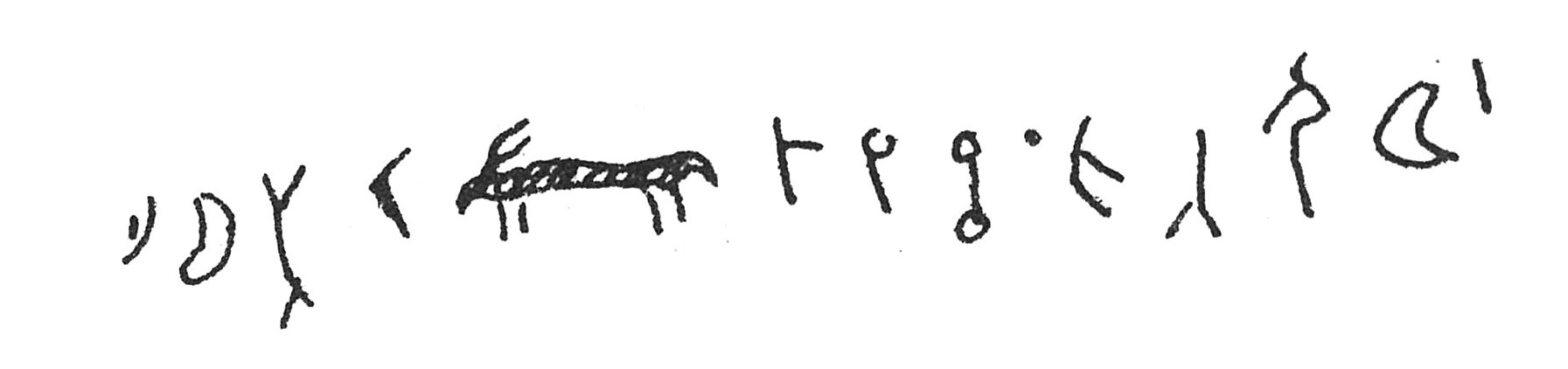 inscription of siglum C 5195