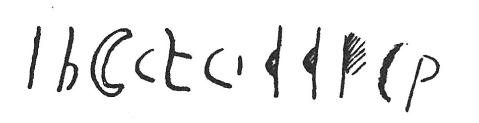 inscription of siglum C 5201