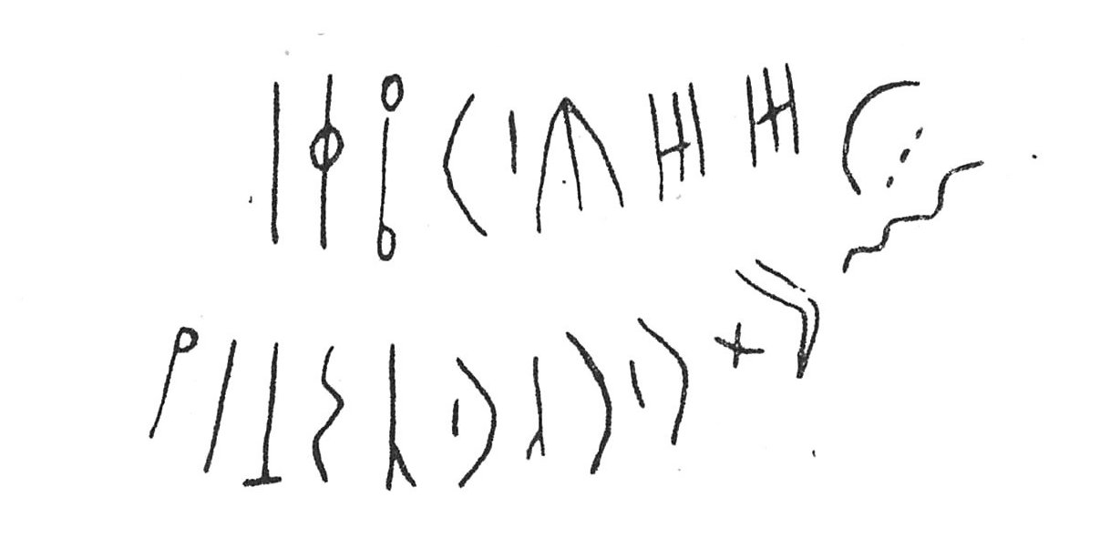 inscription of siglum C 521