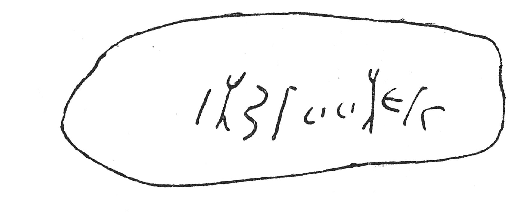 inscription of siglum C 5253