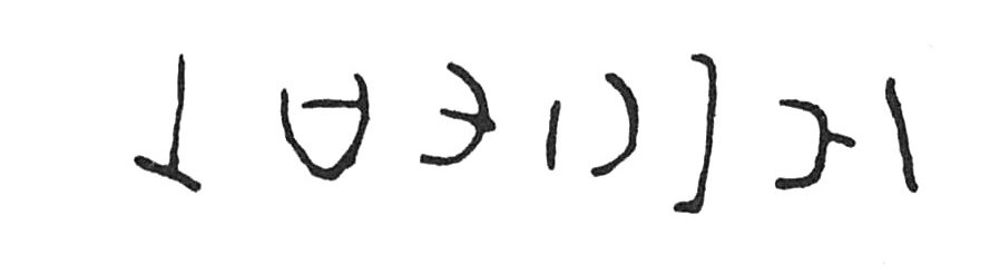 inscription of siglum C 5289