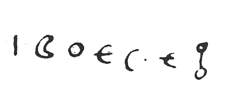 inscription of siglum C 5335