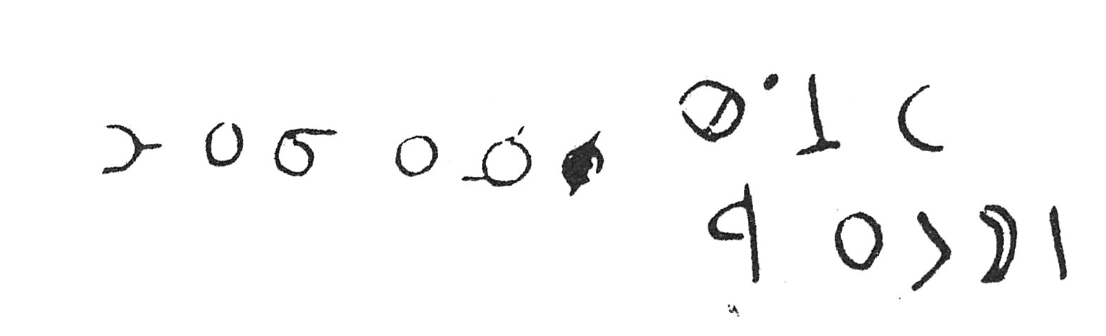 inscription of siglum C 5340
