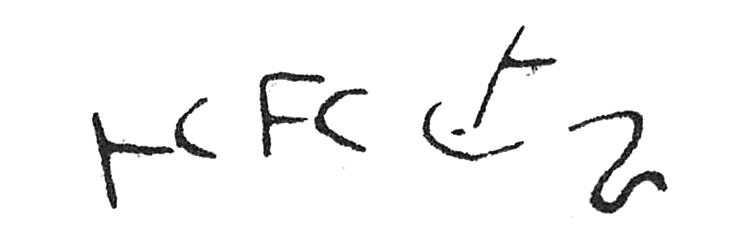 inscription of siglum C 5348