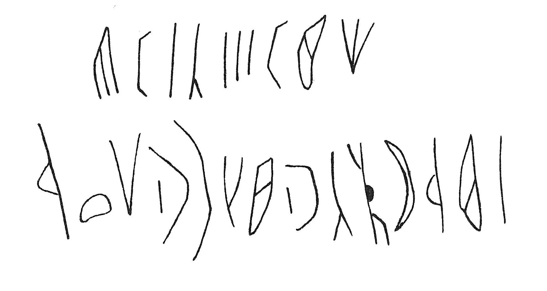 inscription of siglum C 538