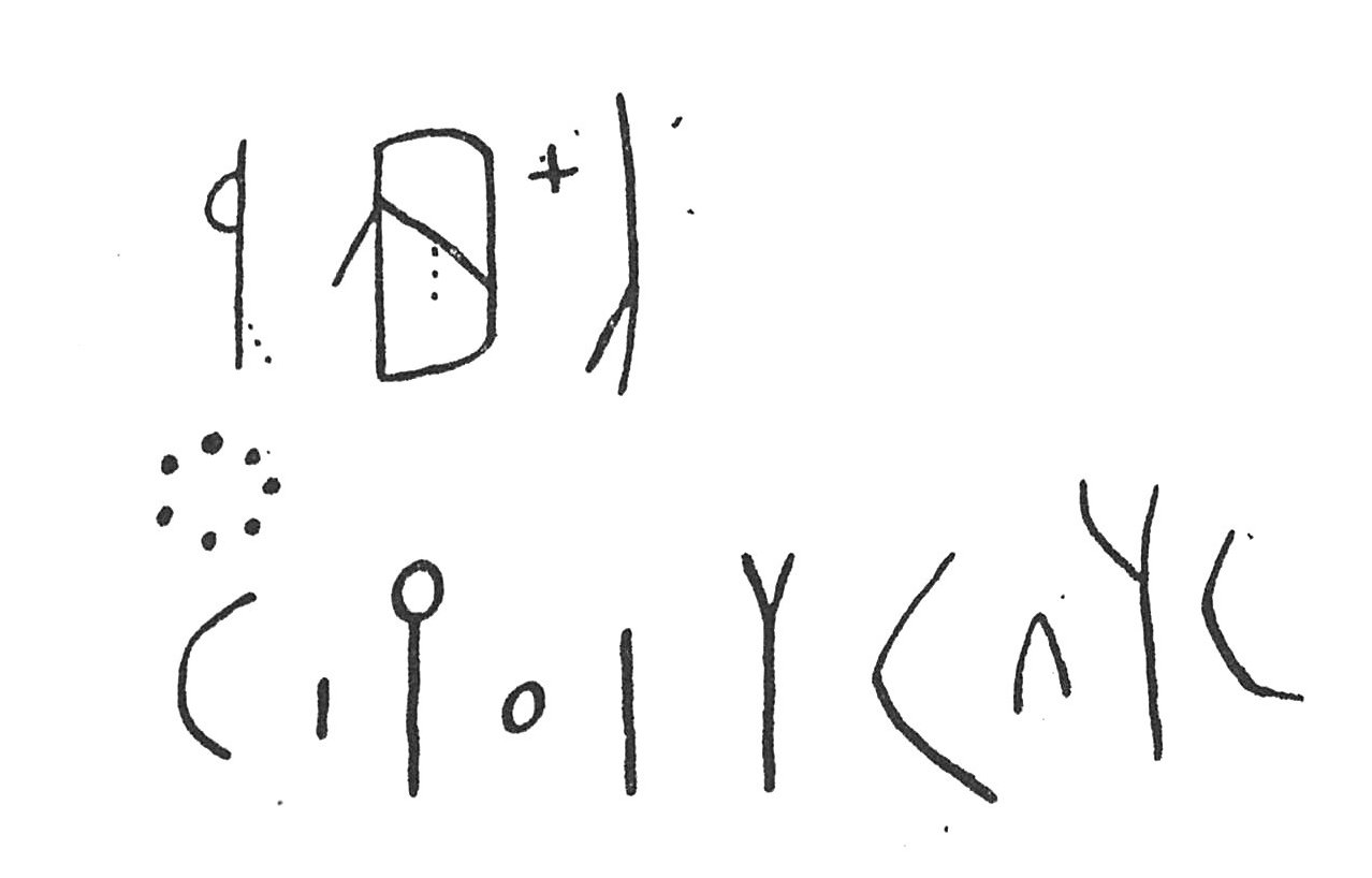 inscription of siglum C 550