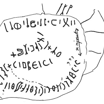 inscription of siglum C 554